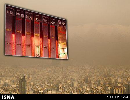 هوای تهران به مرز هشدار برای افراد حساس رسید