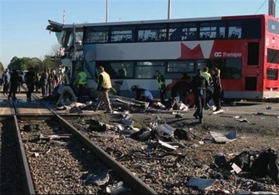 40 زخمی بر اثر برخورد دو قطار در یرزیل 