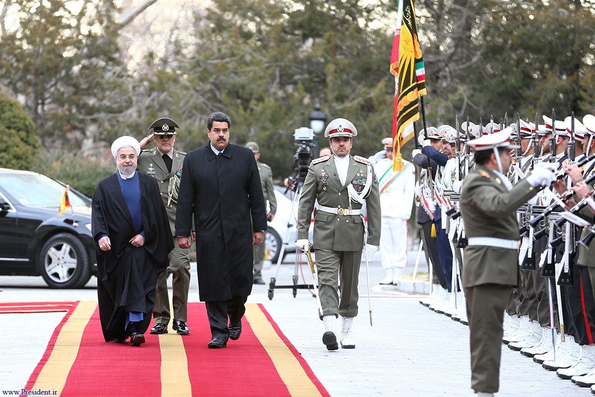 استقبال دکتر روحانی از رییس جمهوری ونزوئلا 