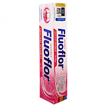 خمیردندان Fluoflor 75ML فرانسه مخصوص دندان‌های حساس 