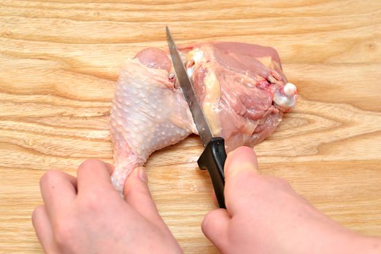 روش قطعه قطعه کردن مرغ